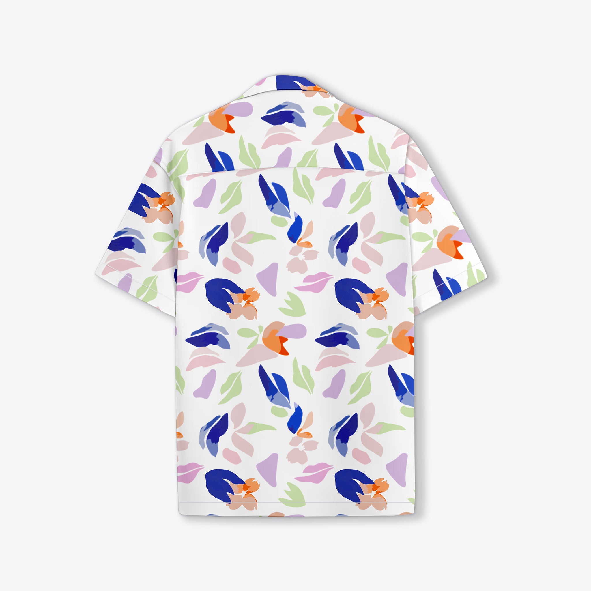 BUY MULTI COLOUR PATTERN PRINT CAMP COLLAR RELAXED-FIT RESORT SHIRT