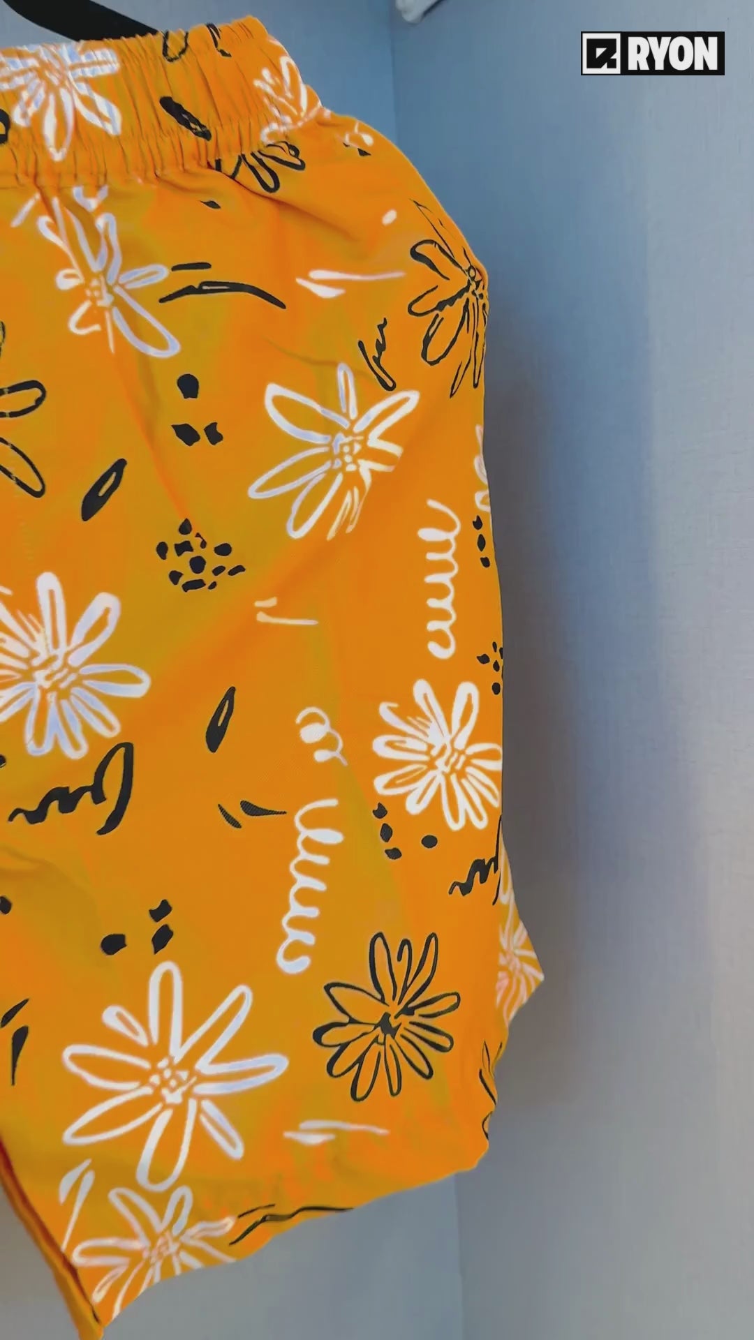 BUY RYON MUSTARD YELLOW FLORAL PRINTED CAMP COLLAR DROP SHOULDER RESORT SHIRT CO ORD SET | RYON